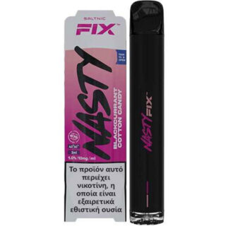 Nasty Air Fix 700 puffs 2ml Disposable Blackcurrant Cotton Candy 20mg