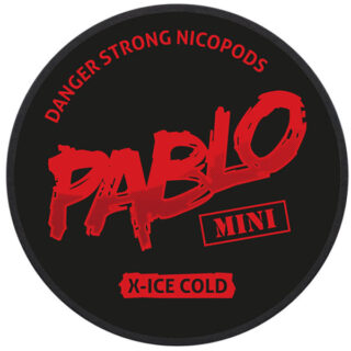 pablo x ice cold mini extra strong snus bar