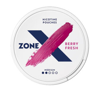 zone x berry frost extra strong snus bar