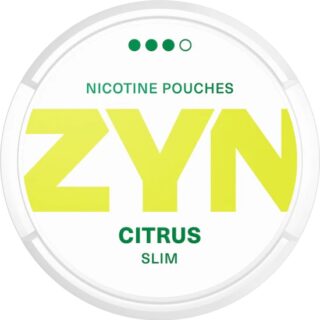 ZYN CITRUS SLIM STRONG NICOTINE POUCHES 12mg
