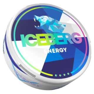 ICEBERG ENERGY SLIM EXTRA STRONG NICOTINE POUCHES 50mg