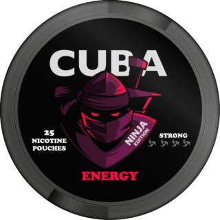 CUBA NINJA ENERGY STRONG NICOTINE POUCHES 30mg/g