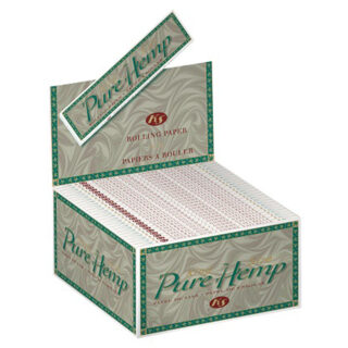 pure hemp organic hemp rolling paper box, χαρτάκια πράσινα King Size pure hemp,